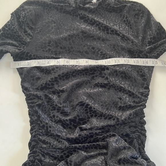 NWT LIKELY Leopard Black Mini Dress - Picture 9 of 11